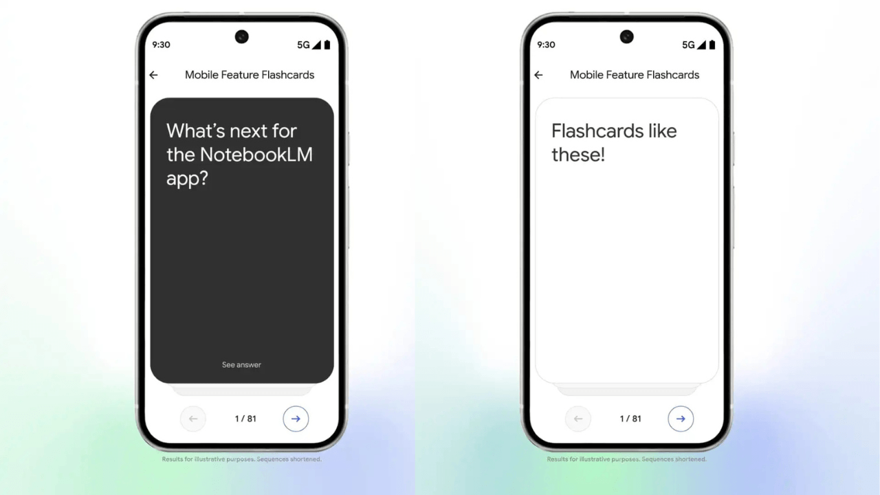 Google NotebookLM Mobil Deneyimi Yenilendi: Flashcard ve Quizlerle AI Destekli Öğrenme